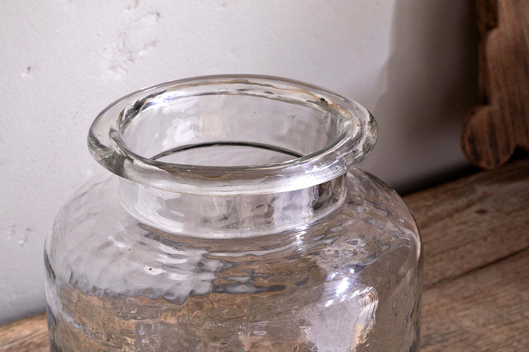 Akra Recycled Glass Vase Clear