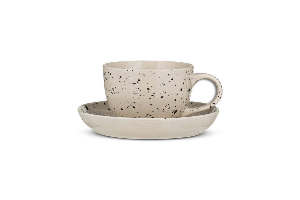 Ama Cup & Saucer - Splatter