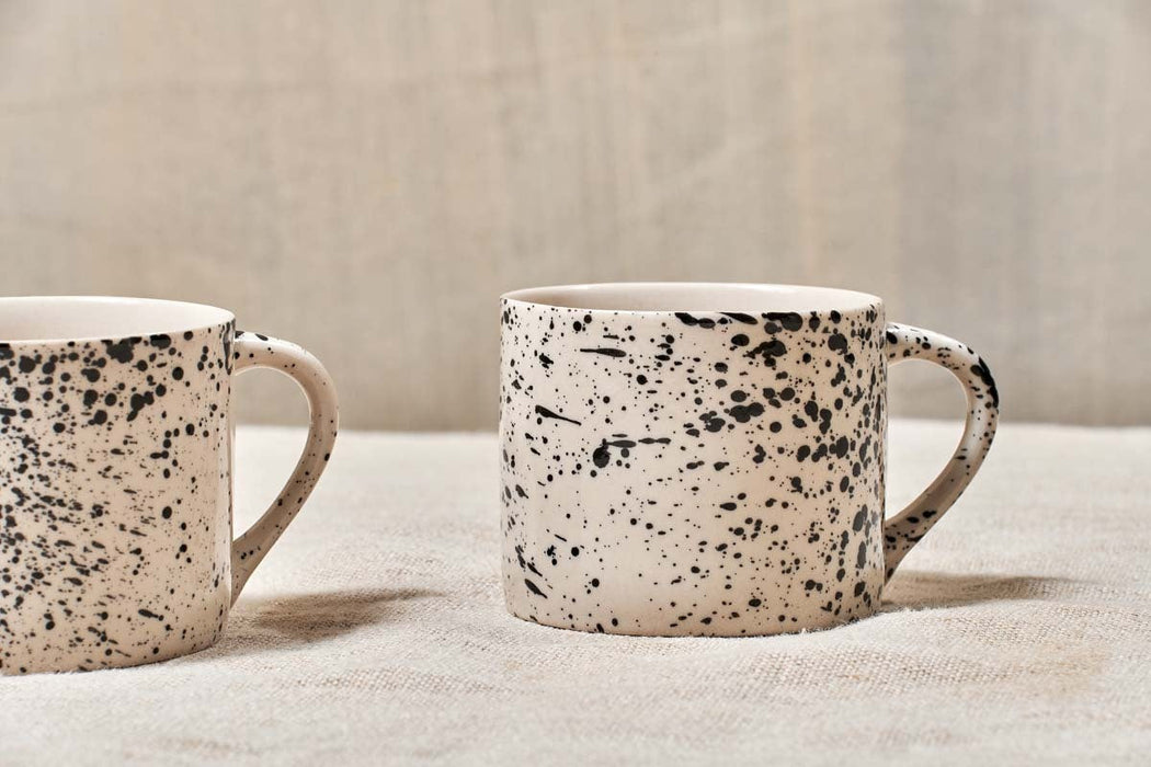 Ama Short Splatter Mug Set of 2