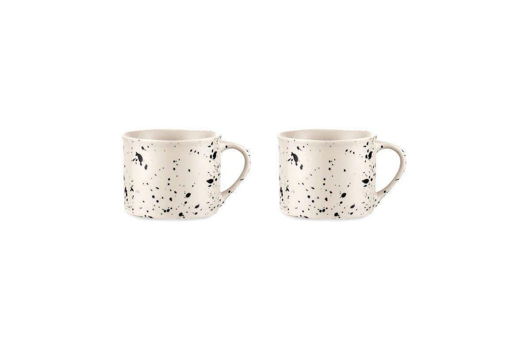 Ama Short Splatter Mug Set of 2