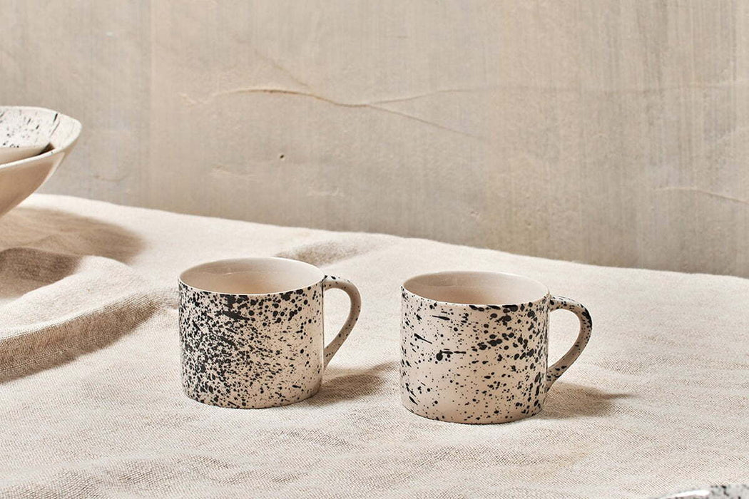 Ama Short Splatter Mug Set of 2