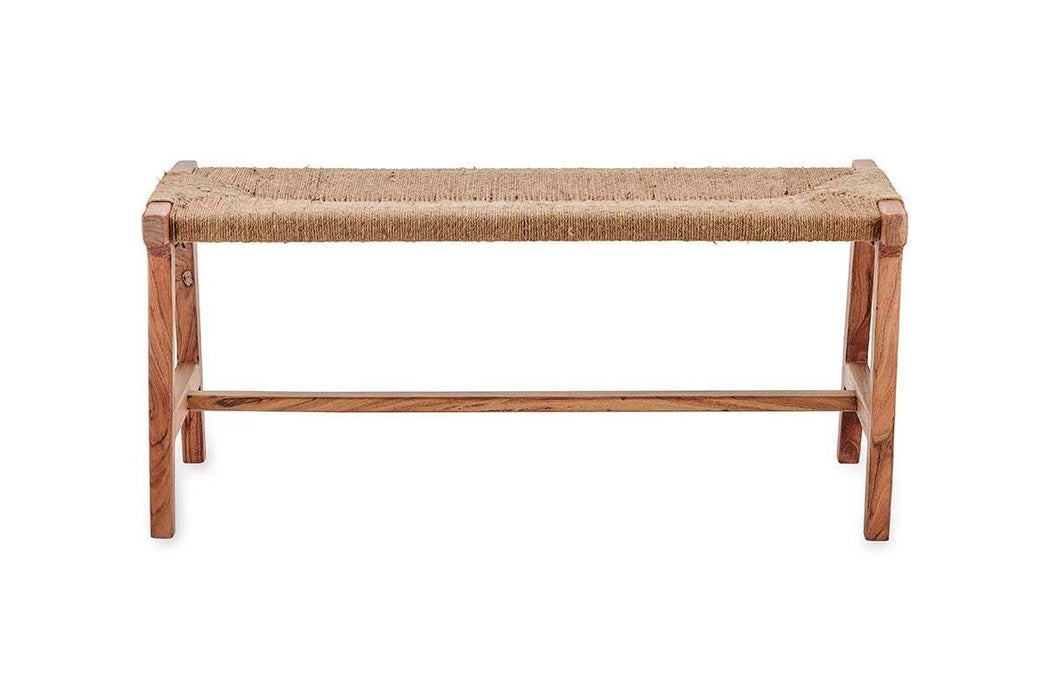 Amhara Acacia Jute Woven Bench