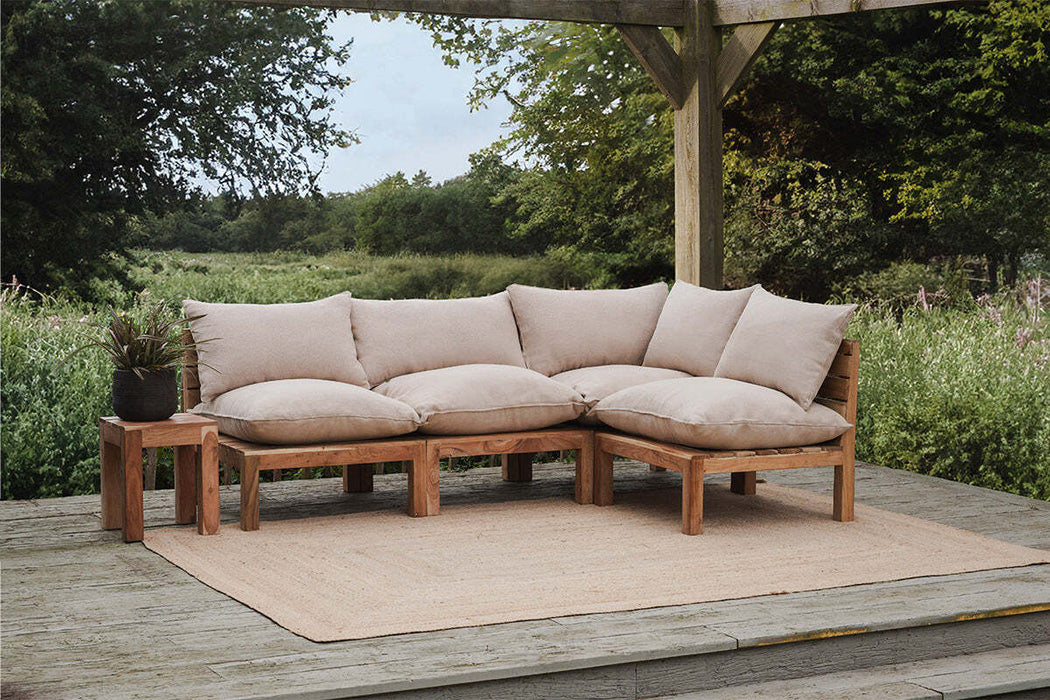 Anbarasi Acacia Modular Sofa Extension Natural