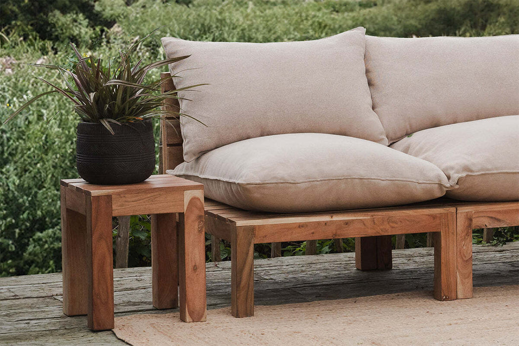 Anbarasi Acacia Modular Sofa Extension Natural