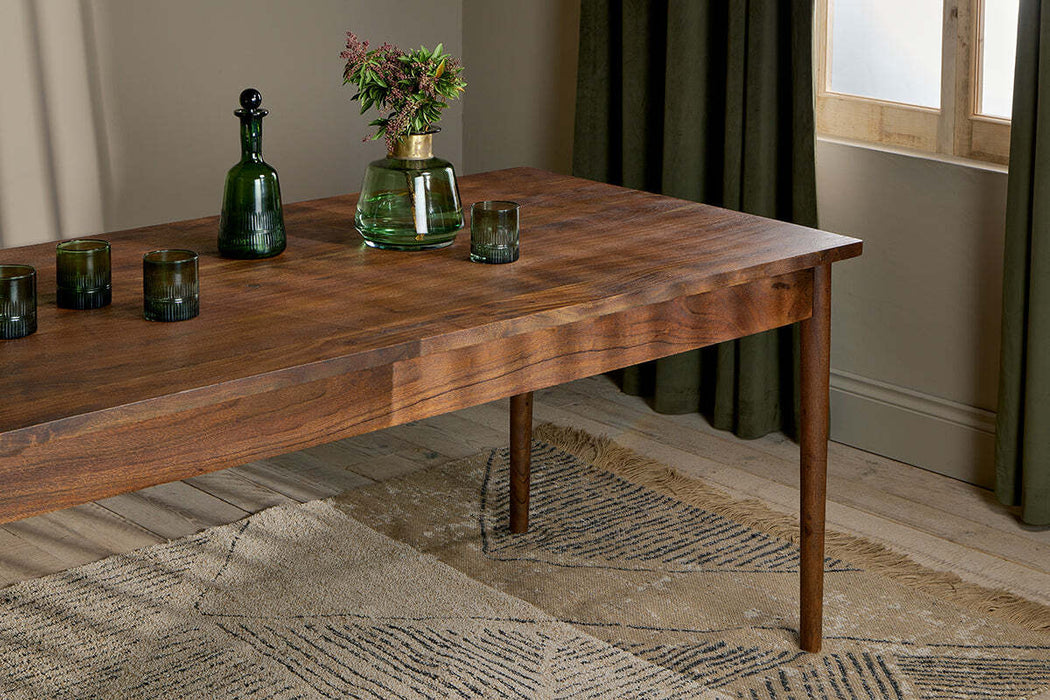 Anbu Acacia Dining Table Washed Walnut