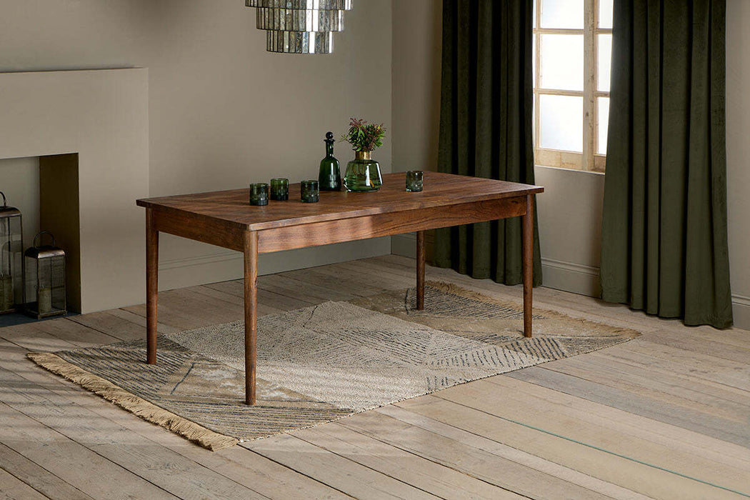 Anbu Acacia Dining Table Washed Walnut