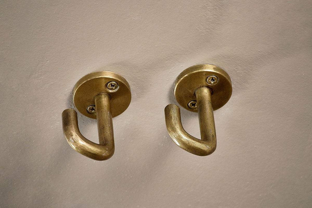 Aniko Iron Ceiling Hook - Brass Set of 2