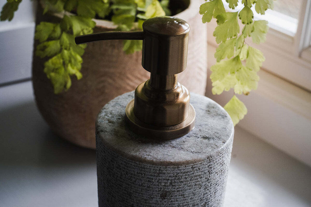 Asana Marble Soap Pump Grey
