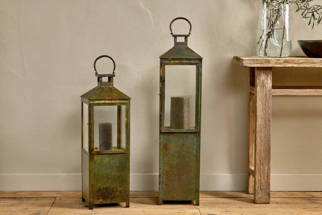Asharu Lantern Antique Patina