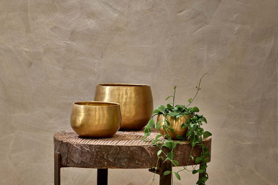 Atsu Brass Planter