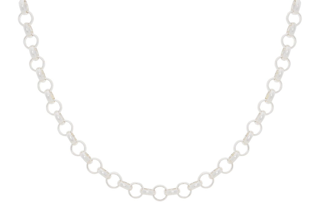 Sif Silver Chunky Chain Medium Length Necklace