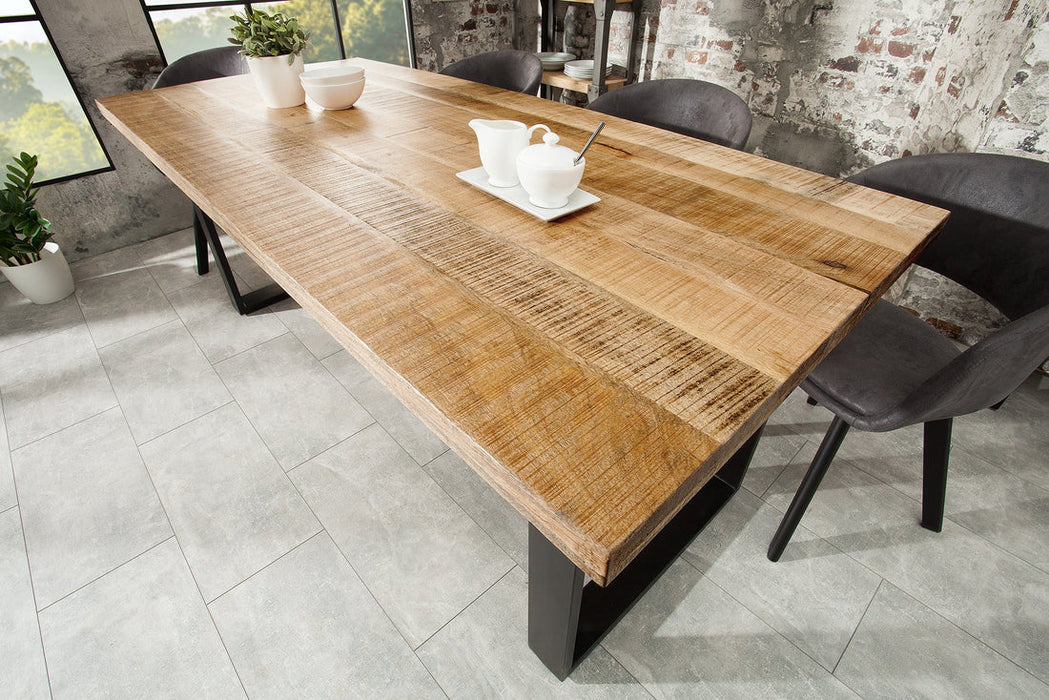 Dining Table Blacksmith 180cm Mango Wood Natural
