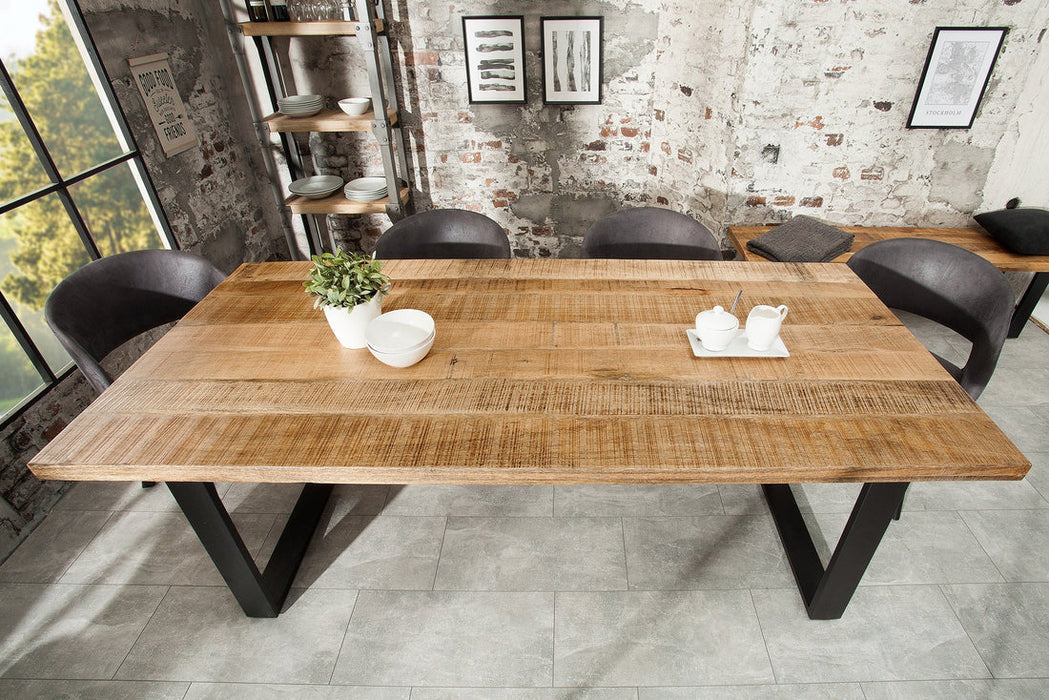 Dining Table Blacksmith 180cm Mango Wood Natural