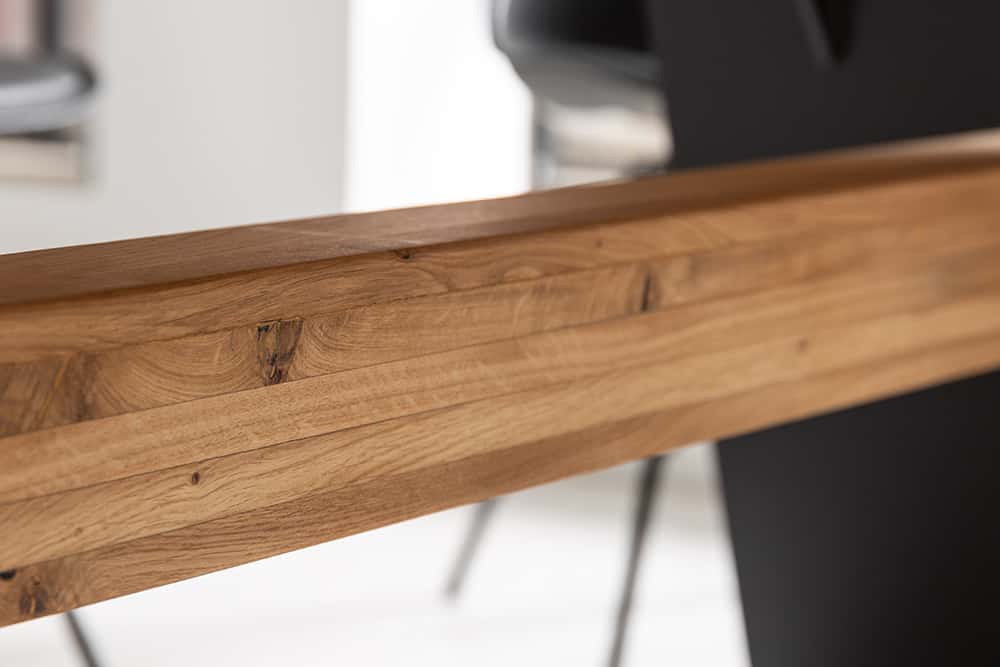 Dining Table Grande 200cm Wild Oak Wood Natural