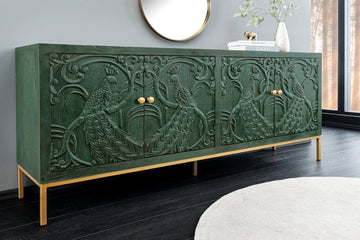 Sideboard Peacock 175cm Mango Wood Green