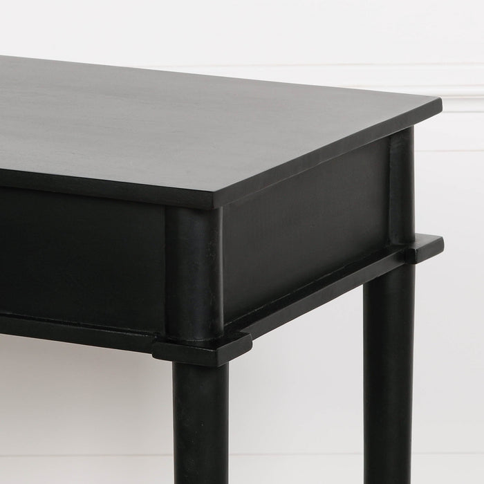 Black Painted Console Table