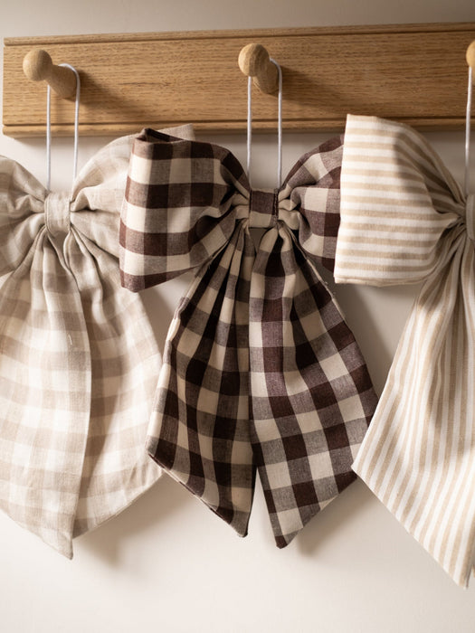 Gingham and Stripes Bow Bundle