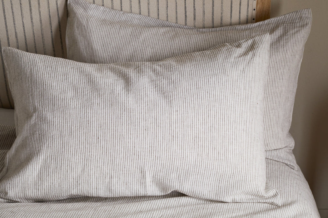 Borba Hemp Cotton Housewife Pillowcases Espresso