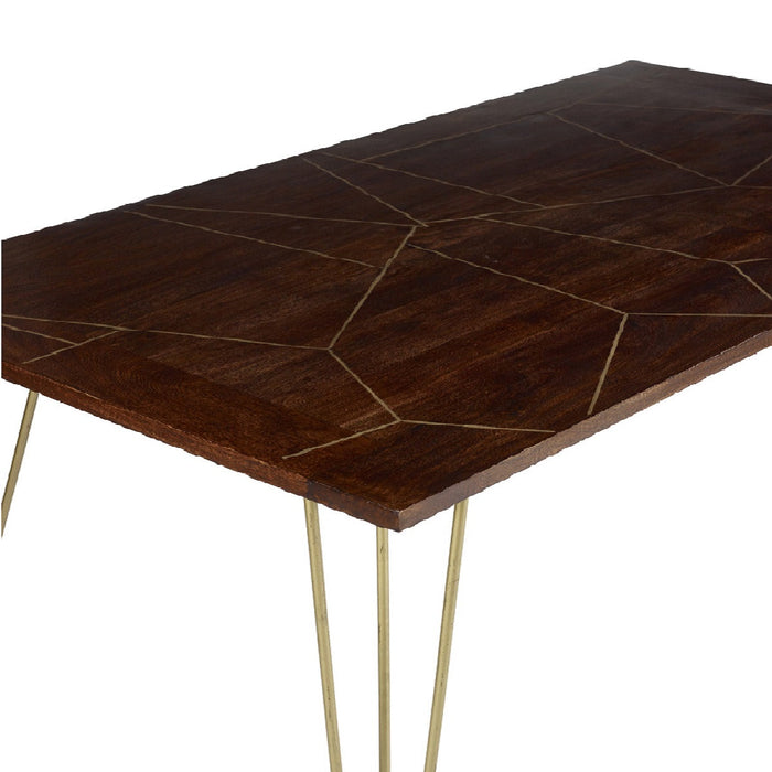 Dark Gold Dining Table