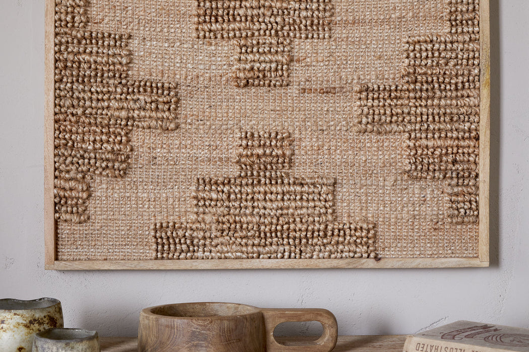 Bawal Wall Art Cross Natural