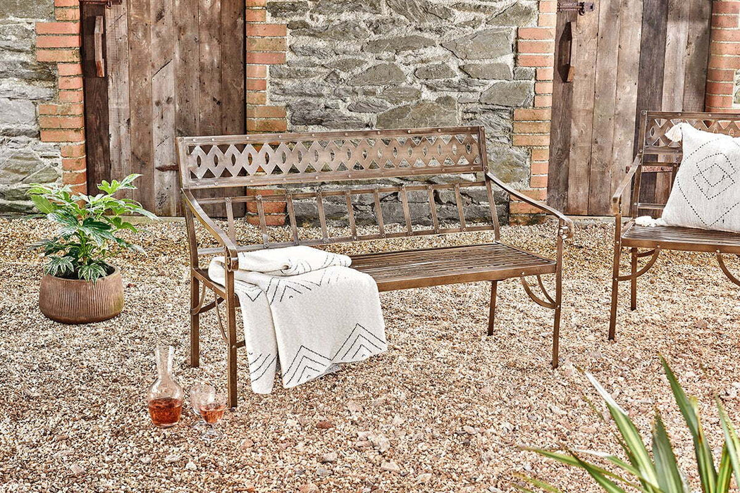 Bahula Decoartive Iron Bench