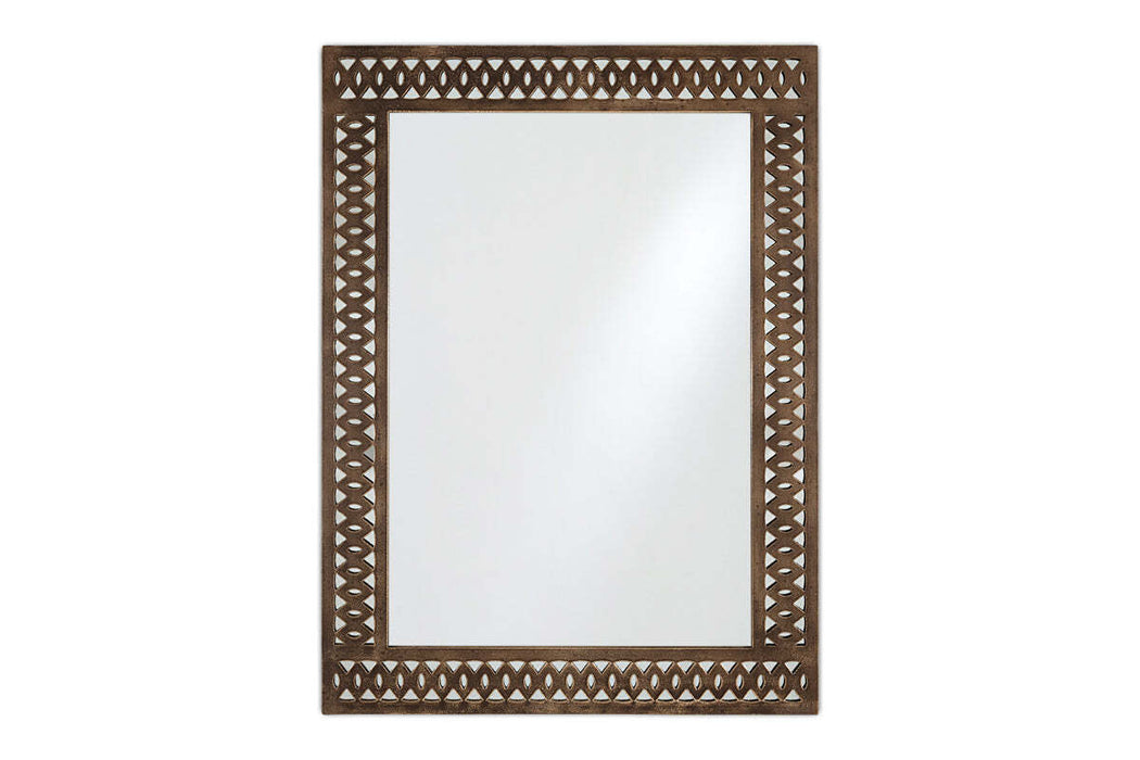 Bahula Decorative Outdoor Mirror Rust