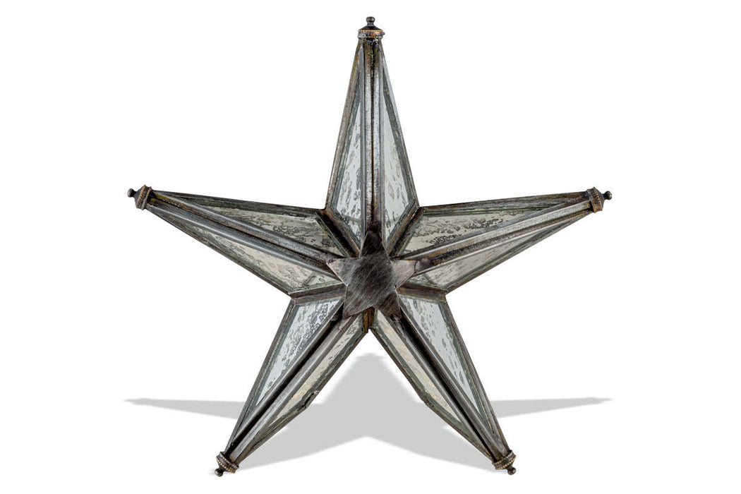 Bakara Star Tree Topper Antique Silver