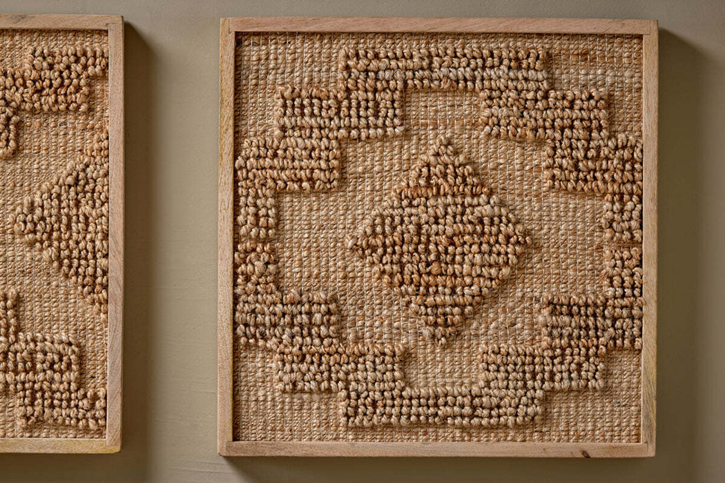 Bawal Hemp Jute Wall Art Natural