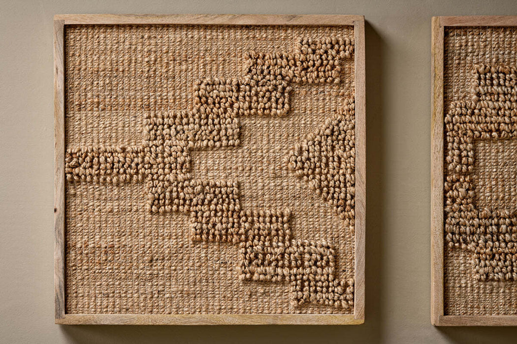 Bawal Hemp Jute Wall Art Natural