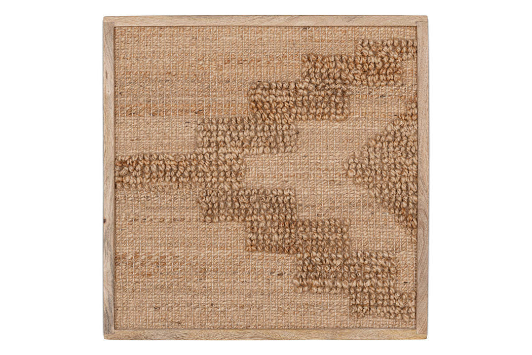Bawal Hemp Jute Wall Art Natural