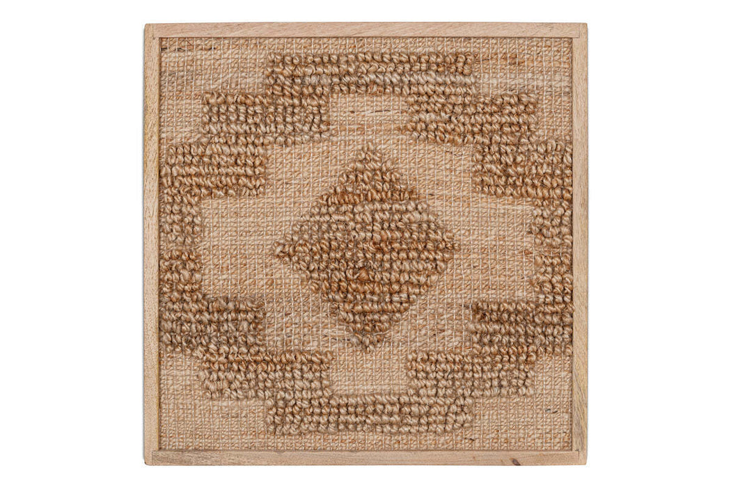 Bawal Hemp Jute Wall Art Natural