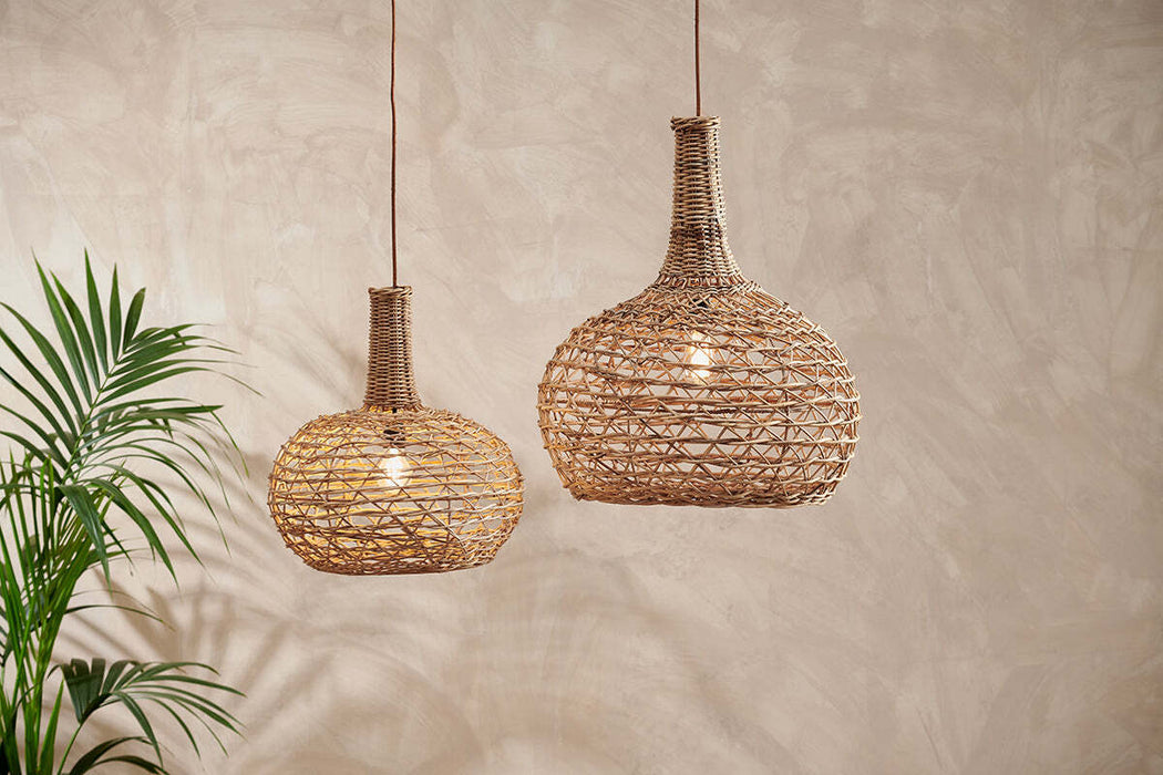 Beru Rattan Lampshade Conical Large