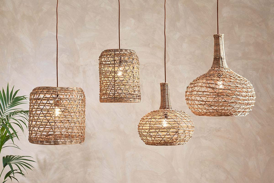 Beru Rattan Lampshade Conical Large
