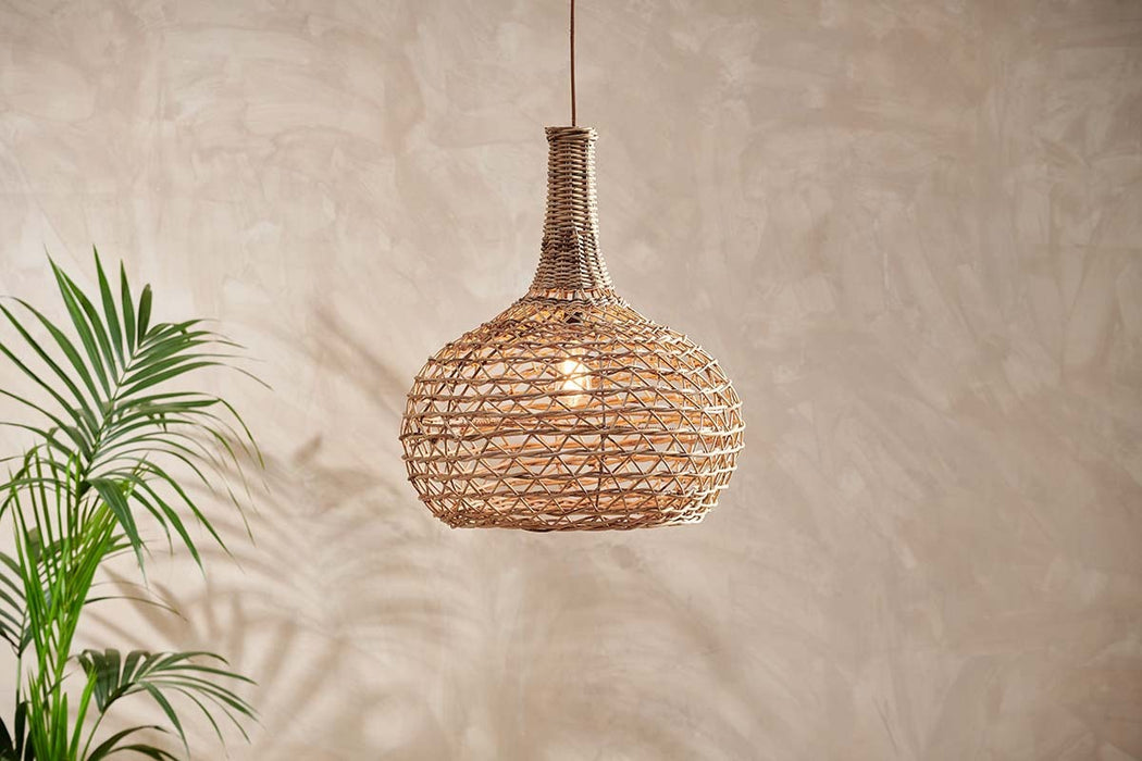 Beru Rattan Lampshade Conical Large