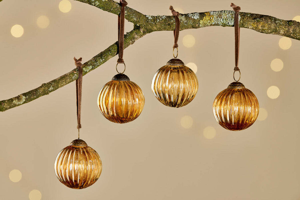 Betini Baubles Gold Set Of 4