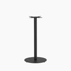 Vale Large Round Bar Table Base | Black