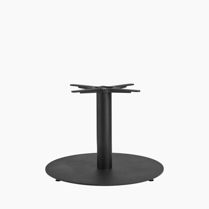 Vale Large Round Coffee Table Base Black