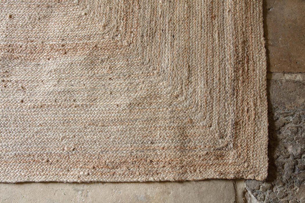 Braided Hemp Rug Natural