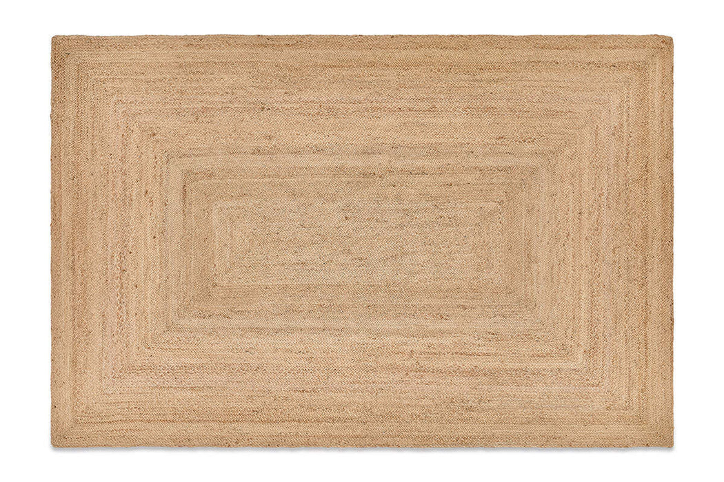 Braided Hemp Rug Natural