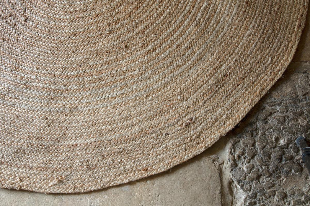 Braided Hemp Rug Round
