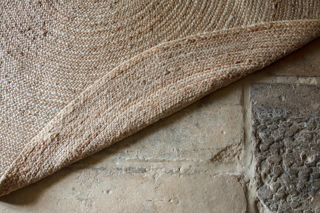 Braided Hemp Rug Round