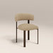 Frey Dining Chair | Speckled Latte Boucle & Burnished Bronze