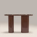 Jasper Console Table | Maroon Red Marble & High Gloss Burgundy