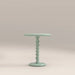 Jairo Round Side Table | High Gloss Mint Green