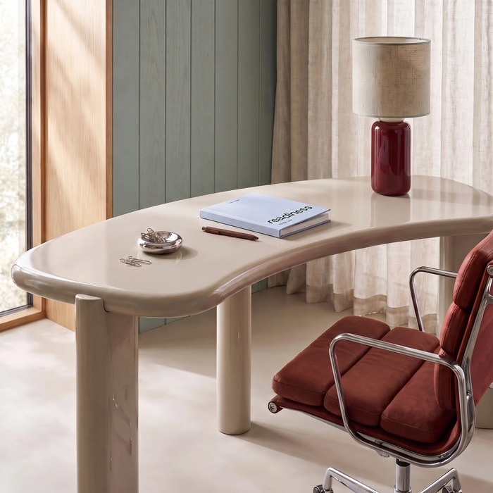 Maxton Desk High Gloss Latte