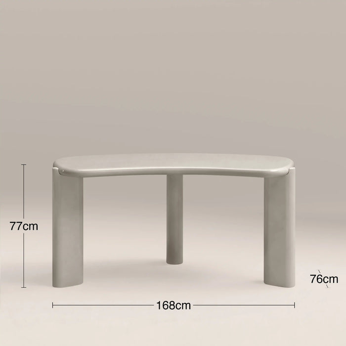 Maxton Desk High Gloss Latte