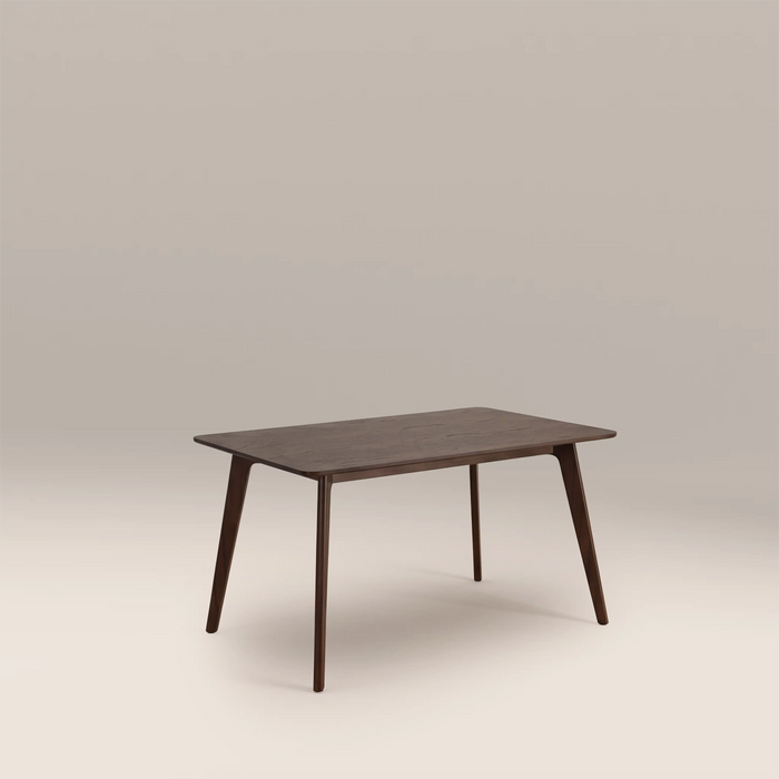 Landon 4 Seat Rectangle Wooden Dining Table Walnut