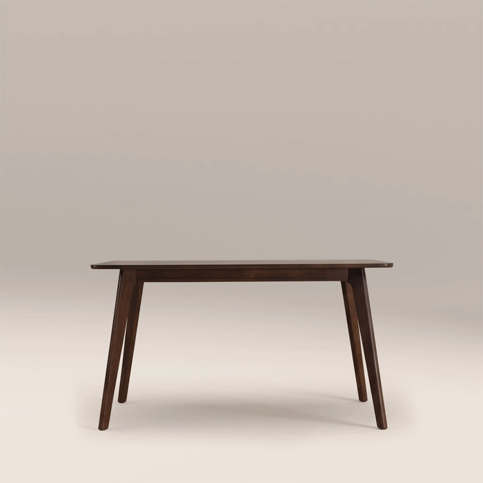 Landon 4 Seat Rectangle Wooden Dining Table Walnut