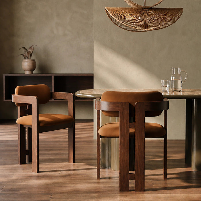 Hallie Wooden Carver Dining Chair