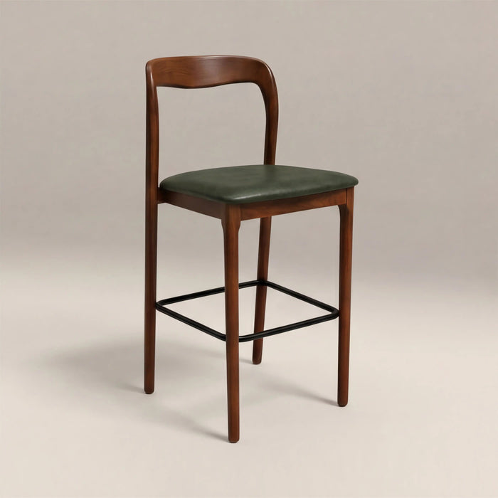 Madeleine Wooden Bar Stool